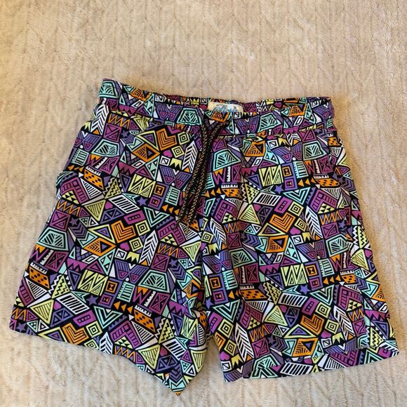 Fresh Prints Prince Of Bel-Air Retro Swim trunks Mens Small - Picture 1 of 7